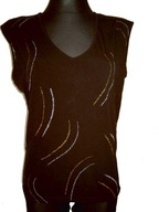 DUŻA bluzka koszulka BEZ RĘKAWÓW BAWEŁNA r. L