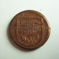ZA ZASŁUGI DLA LIGI OBRONY KRAJU LOK Obronność Kraju PRL medal miniaturka