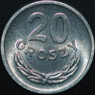 20 groszy 1970 - menniczy egzemplarz