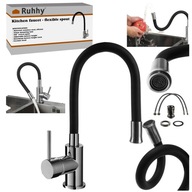 Bateria kuchenna stojąca Ruhhy Bateria elastyczna czarny, srebrny