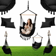 FOTEL WISZĄCY OGRODOWY DOMOWY KRZESŁO BRAZYLIJSKIE BOHO