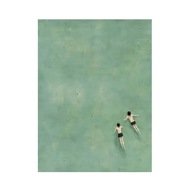 „Letnie Zanurzenie” – Minimalistyczny Plakat z Widokiem z Góry