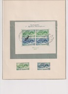 PMW 1938 Fi bl 5B + Fi 306-307 kasowane