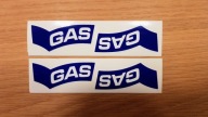 4x Naklejka Logo GAS JEANS Repsol Team Rozmiar S, 65mm Ścigacz CBR VTR VFR