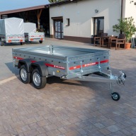 Przyczepka Samochodowa TEMARED PRO 2615/2 Przyczepa Tandem 2 osie 265x150