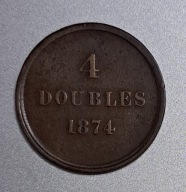 Guernsey 4 double 1874r. BCM