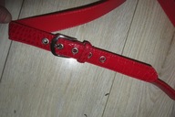 PASEK LAKIEROWANY KLAMRA