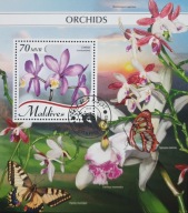 T.0313 BLOCZEK *FLORA, KWIATY, ORCHIDEA, STORCZYKI