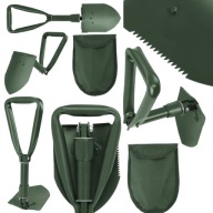 SAPERKA SKŁADANA WOJSKOWA ŁOPATA ŁOPATKA POLOWA MFH OLIVE Z POKROWCEM