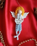 Aniołek handmade makrama