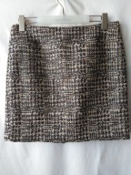 Spódnica żakardowa beżowo-czarna - 38/40