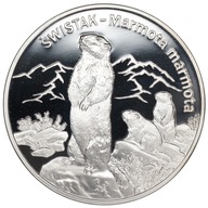 20 ZŁ 2006 ŚWISTAK MENNICZA, zakupiona z abonamentów NBP w 2006r