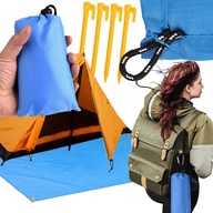 MATA TURYSTYCZNA KOC NA BIWAK PIKNIK PLAŻĘ W GÓRY + ŚLEDZIE 110X70 CM