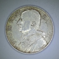 WATYKAN, PIUS XI, 5 LIRÓW 1932r. Ag 18
