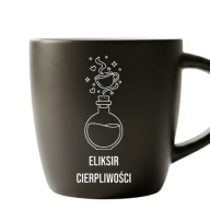 Kubek Eliksir cierpliwości – minimalistyczny kubek na prezent