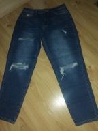 Missguided jeansy z dziurami pas 86cm jak nowe