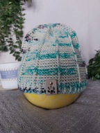Czapka Jezienno-Zimowa Hand Made (Biała) - S