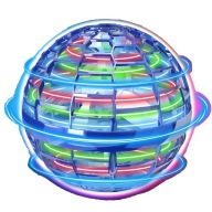 LATAJĄCA KULA BOOMERANG FLYNOVA PRO LED ZABAWKA UFO ZABAWKA STEROWANA RĘKĄ