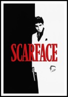 A2 PLAKAT FILMOWY KINO FILM CZŁOWIEK Z BLIZNĄ, AL PACINO, SCARFACE (1983)