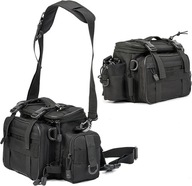 TORBA WĘDKARSKA – KAMUFLAŻ, NA RAMIE, DLA WĘDKARZY NA AKCESORIA WĘDKARSKIE