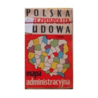 Polska Rzeczpospolita Ludowa - mapa administracyjna 1978
