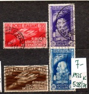 Włochy 65 , nr 528/ 31 , komplet, wydanie 1935