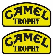 CAMEL TROPHY _ 2X NAKLEJKI _ 10cm
