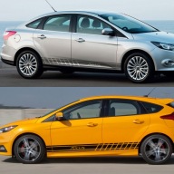 naklejki tuning ford focus sportowe pasy