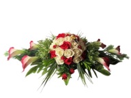 Stroiki Na Nagrobki – Kula Różana Kalie Czerwień Płożące