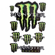 NAKLEJKI NA MOTOR MOTOCYKL ROWER MONSTER ENERGY ZESTAW