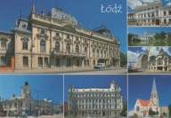 Pocztówka współczesna Łódź mozaika 7 obrazów Nr-6152