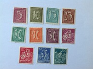 Niemcy 11 znaczków czystych z 1921 roku