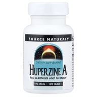 Source Naturals, Hupercyna (Huperzine A), 100 mcg, 120 tabletek