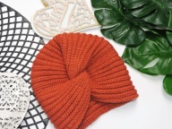 F&F - ruda czapeczka turban r 92