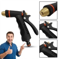 PISTOLET DO WODY ZRASZACZ OGRODOWY METALOWY REGULOWANY 3 FUNKCJE PROFI