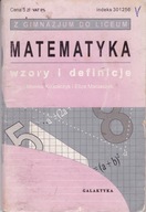 MATEMATYKA WZORY I DEFINICJE ELIZA MACIASZEK, MONIKA KOWALCZYK