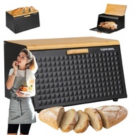 CHLEBAK TOPFAN PREMIUM ELEGANCJA I DŁUŻSZA ŚWIEŻOŚĆ TWOJEGO PIECZYWA CZARNY