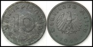 MNB - NIEMCY 10 Reichpfennig 1948 F # ALIANCI okupacja # 10 Fenigów # CYNK