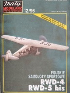 Mały Modelarz 12/1996 samoloty RWD-4 RWD-5 bis