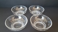 4 salaterka miseczka szkło Francja vintage design
