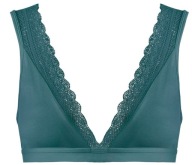 Śliczny biustonosz Esmara szmaragdowy 36/38