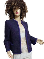 elegancki ciepły MIRANDA ROMA ŻAKIET 80% wełna 10% mohair moher 36/38