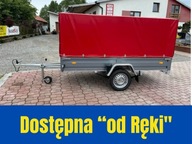 PRZYCZEPKA SAMOCHODOWA 270x125 RESOR z plandeką 120 mocna spawana 2025 nowa