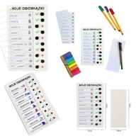 TABLICA OBOWIĄZKÓW MOTYWACYJNA DLA DZIECI PO POLSKU MOJE OBOWIĄZKI