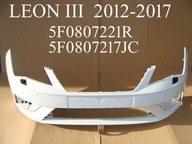 Zderzak Seat Leon 3 III przód przedni 5F 2012-2017 lift spryskiwacze biały