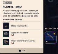 PLAN: IL TORO BLUEPRINT BROŃ SHOTGUN ARC RAIDERS PC/PS/XBOX