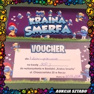 Voucher do bawialni "Kraina Smerfa" | #6361 Sztab Węgorzyno