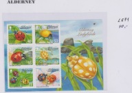 LATARNIE MORSKIE, BIEDRONKI,ALDERNEY Mi: BLOK 2023r L671