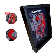 Ramka 3D Tor F1 SILVERSTONE | PREZENT DLA FANA Formuły 1