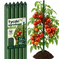 TYCZKA DO ROŚLIN POMIDORÓW PODPORA ROŚLIN TYCZKI PALIK 10SZT 150CM 16MM
